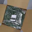 9FT Real Touch Norfolk Pine Christmas Garland with Light Winter Artificial Faux Greenery Garland Table Mantle Stairs Fireplace Wall Decor Outdoor Indoor Porch Home Decorations (Battery Not Included)