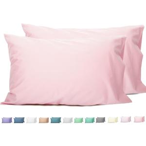 Sunflower King Pillowcases Set of 2, 100% Cotton King Pillow Cases 2, 2040 inches Dark Pink, Soft and Breathable