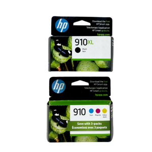 4-PACK HP 910XL BLACK & 910 COLOR INK