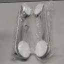 LEVERLOC 2 Pack Shower Grab Bars for Bathtubs and Showers, Easy to Install Suction Shower Handles for Bathroom Removable Handrails for Seniors Elderly Heavy Duty Safety Grip Waterproof Drill Free Gray (16.8 2 Set)