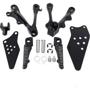 Motorcycles Foot Pegs Footpegs Front Footrest for Kawasaki Ninja ZX6R 2009-2024 ZX636 2013-2024