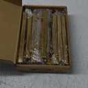 Goldenwarm 10Pack 4in Drawer Pulls Brushed Brass Cabinet Pulls Gold Kitchen Handles Square Gold Drawer Handles for Cabinets Dresser Bar Hardware Modern Brass Hardware (4in hole centers)