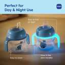 MAM Starter Cup (1 Count), Sippy Cup, Drinking Cup With Extra-Soft Spill-Free Spout and Non-Slip Handles, For Girls 4+ Months, Five Ounces, Pink