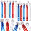 24 Pcs Mini Baseball Bubble Wands Baseball Party Favors for Kids, Birthday Bubble Wand Bulk for Summer Outdoor Classroom Supplies, Goodie Bag Fillers