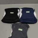 wegreeco Washable Dog Diapers - Washable Male Dog Belly Wrap - Pack of 3 - (Black, Charcoal, Navy, Medium) (Medium (15" to 17"))
