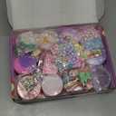 12 Pack Slimes, Pink Slime Kids, Clear Butter Cloud Slime kit for Girls Ages 8-12, for Kids Slime Party Favors Goodie Bag Easter Basket Stuffers, 4 5 6 7 8 9 10 Year Old Girl Birthday Gift Cute Stuff