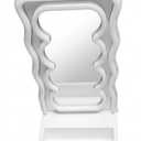 Wireless Induction Speaker 5-in-1 Bluetooth Speaker with Phone Holder, Surround Sound, 3500mAh, 8 RGB Ambient Lights, 360° Adjustable Stand, Holder for iPhone/Android/iPad Gifts for Men Women (White)