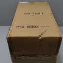 Outdoor Post Light Fixtures for Driveway Yard Lawn Patio Garden, Black Waterproof Exterior Pier Mount Post Light Outside Aluminum Post Lamp Light (Black no Sensor, 19.6"(H)-1 Pack)