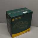 Calmbee 9 IN 1 Storage Bag Organizer for Kitchen Drawer, Bamboo Foil and Plastic Wrap with Cutter, Organizers Compatible Gallon, Quart, Sandwich Snack Size (Natural)