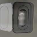 Wipes Dispenser, Wipe Holder for Baby & Adult, Seposeve Refillable Wipe Container, Keeps Wipes Clean. Non-Slip, Easy Pull Wipes Pouch Case, (Grey)