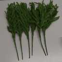 Artificial Christmas Norfolk Pine Stems Branches for Vases,12 Bundles Faux Pine Branches with 5 PCS Big Fake Pinecones Stems Greenery Evergreen Real Touch for Holiday Winter Table Xmas Decor