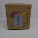 Sooyee 10 Liter Rectangular Plastic Trash Can Wastebasket with Press Type Lid,2.4 Gallon Garbage Container Bin for Bathroom,Powder Room,Bedroom,Kitchen,Craft Room,Office (Cream White)