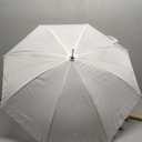 48 in. White Manual Open Wedding Umbrella (10 Pack)