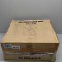 BestOffice | Ergonomic Office Chair | Mid-Back Swivel Desk Chair | Breathable Backrest & Lumbar Support | Adjustable Height | Sponge Seat | Rolling Wheels | Dark Black | for Adults & Women