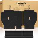 LASFIT Rear Seat Back Protector for Honda CRV 2023-2026 (Gasoline & Hybrid & e:FCEV), All Weather TPE Pet Friendly Custom Fit CR-V Second Row Back Seat Cover Backseat Mat Liner (Upper & Lower Postion)