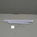 AIZESI 2pcs Spring Tension Rods Adjustable 26 to 39 inch Small Tension Curtain Rod No Drilling Expandable Spring Loaded Curtain Rod,Suitable for Doors and Windows 28 to 36 inch, White