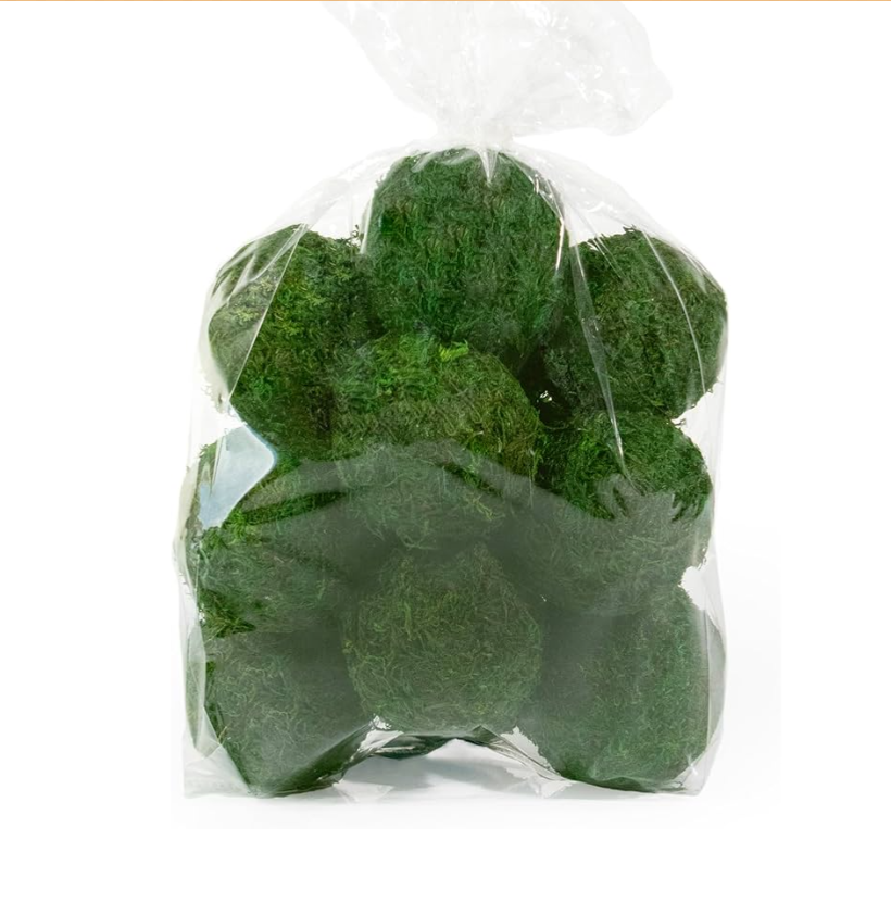 Decorative Green Moss Balls Bowl Filler Orbs