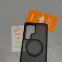 TORRAS Magnetic Shockproof for Samsung Galaxy S25 Ultra Case, Fit for MagSafe, 4X Military Grade Protection, Translucent Slim Case for Samsung S25 Ultra Case Anti-Fingerprint Anti-Scratch, Black