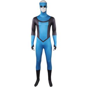 Boomtrader Invincible Cosplay Costume Invincible Costume Adult Men Halloween Party Cosplay Mark Grayson Outfits (Large, Blue)