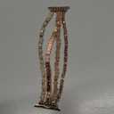 MOFREE Beaded Bracelet Compatible with Apple Watch Band 42mm/44mm/45mm/49mm/46mm(series 11/10)-(6"-6.9") Series 11/10/9/8/7/SE/6/5/4/3/2/1 Women Fashion Handmade Elastic Stretch Strap for iWatch Bands for Women Rose Gold