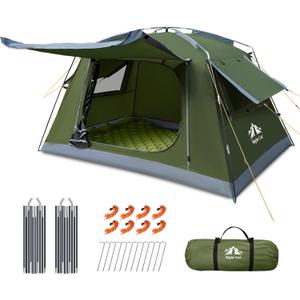 Night Cat Backpacking Tent for Camping: Portable 2 Person Hiking Waterproof Tent Quick Setup and Compact for Outdoor Festivals