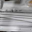 4.6-10 FT Closet System with 4 Expandable Hanging Rods, White