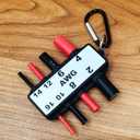 Wire Gauge Sample Pack Assorted Set of Sizes AWG 2,4,6,8,10,12,14,16, Home Appliance Circuit Breaker Safety Check, Wire Size awg Chart, Home Inspector Training Measurement Tool, Rectangle