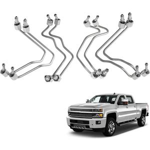 8 Pcs Fuel Injector Line Set Compatible with GM Chevrolet Duramax 6.6L Diesel LML 2011-2016 Replace 12670460 12670468 12670469 12670471