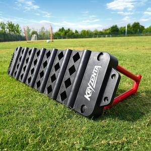 Soccer Rebounder Board, Kickback Wall, Soccer Training Equipment | Professional passing wall for solo training, reaction & volley drills, Heavy-duty, all-terrain stable construction