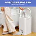 60 Pack Disposable Microfiber Cleaning Pads for Bona Mop | Heavy-Duty Replacement Pads Compatible with 15-18 inch Spray Flat Mops | Multi-Surface Hardwood Floor Cleaner Pad Refills