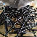 Vipbear 5-Piece Kitchen Table Set, Kitchen Dining Table Set for 4, Dining Room Table Sets with 4 Chairs, Rectangular Kitchen Table Set for Small Space, Dinette, Apartment, Classic Brown