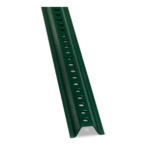 SmartSign U-Channel Sign Post, Medium Weight | 4' Tall Baked Enamel Steel Post