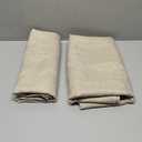 Hiasan 2 Pack Faux Linen Rectangle Tablecloth - Wrinkle and Stain Resistant Washable Table Cloth for Kitchen Dining Room Holiday Table Cover for Party Dinner, Beige, 54 x 120 Inch