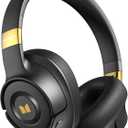 Monster Persona SE ANC Active Noise Cancelling Headphones, Over Ear Bluetooth Headphones Wireless, 60H Playtime, HiFi Stereo Audio, Deep Bass, Built-in Mic, Memory Foam Ear Cups for Home (Black)