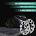 4PCS Universal Wheel Spacers 3/10 Inch (7.8mm) for 5 Lug Wheel Spacers Vehicles Fits Bolt Patterns 5x4.25, 5x110, 5x112, 5x4.5, 5x115, 5x120, 5x4.75, 5x5.0 Cars & Light Trucks