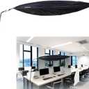 Cubicle Shade for Desk to Block Light, Adjustable Desk Shade for Office Cubicle, Cubicle Leaf Shade, Office Light Cover, Cubicle Accessory for Light Sensitivity