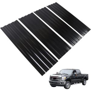 WFLNHB 4Pcs Black Steel Truck Bed Floor Patch Panel Replacement for F250 F350 F450 1999-2016 926-881