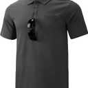 Haimont Men's Polo Shirts with Pocket Short Sleeve Quick Dry Moisture Wicking Golf Shirts Business Casual Work Polos (XX-Large)