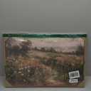 LUCKLYDOUDOU Poster Wall Art Picture Wildflower Field Wall Art Print Nature Flower Landscape Botanical Canvas Minimalist Art Poster Living Room and Bedroom Office Decoration 16x24inch Metal Frame