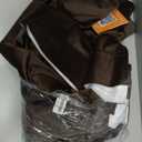 RYB HOME Brown Blackout Curtains 84 inches Long Velvet, Room Darkening Thermal Insulated Drapes with Hook Belt for Bedroom Home Theater, W 52 x L 84 inches, 2 Panels Set