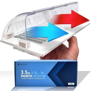 3.5 in. X 10in -16in. Magnetic Deflector For Metal Floor/Wall/Ceiling Registers 2 pack