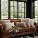 Loloi Magnolia Home by Joanna Gaines Jett Collection PMH0063 Ivory 22'' x 22'' Cover Only Pillow