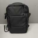 BANGE Air Vacuum Backpack with Pump,Seal Air Packing Vacuum System Compression with Anti Theft Lock, Expandable Large Capacity Backpack for Travel (Black)