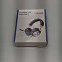 Wantek Headset wtih Mic, USB Headset with Microphone for PC, Computer Headset with Noise Canceling Microphone with Mute for Work Home Office Online Skype Zoom Meetings (USB & 3.5mm -882M)