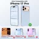 Magnetic for iPhone 17 Pro Case 6.3", Compatible with MagSafe, [Integrated Silicone Camera Control Cover] [Screen Protector], 2X MIL-STD Drop Protection Case for iPhone 17 Pro, Baby Blue