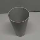 26 oz Plastic Tumbler, Gray Round
