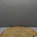 Chardin home Hand Woven Natural Jute Braided Rug -18x30 Inch Half Round | Vintage Boho Reversible Doormat for Entryway, Front Door | Farmhouse Natural Fiber Rugs for Bedroom, Kitchen, Living Room