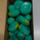 DEEKIN Mental Health Rubber Duck Bulk Mental Health Awareness Items Green Ribbon Gifts for Christmas Valentine's Day Adults Charity Office Therapist Favors(24 Pcs)