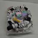 Baby Gym Play Mat, 8-in-1 Tummy Time Mat & Activity Gym, Washable Ball Pit, Infant Play Mat with Detachable Toys for Sensory Exploration and Motor Skill Development (Black White)