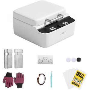 HTVRONT Phone Case Heat Press Machine Compatible with iPhone & Android - Vacuum Heat Press H17 for Phone Cases- Sublimation Press for Custom Phone Case, Badges, Coasters, Includes Film & Fixture